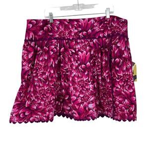 NWT Kika Vargas pink Floral Skirt Sz 16W/18W Summer Feminine Fairy Whimsy